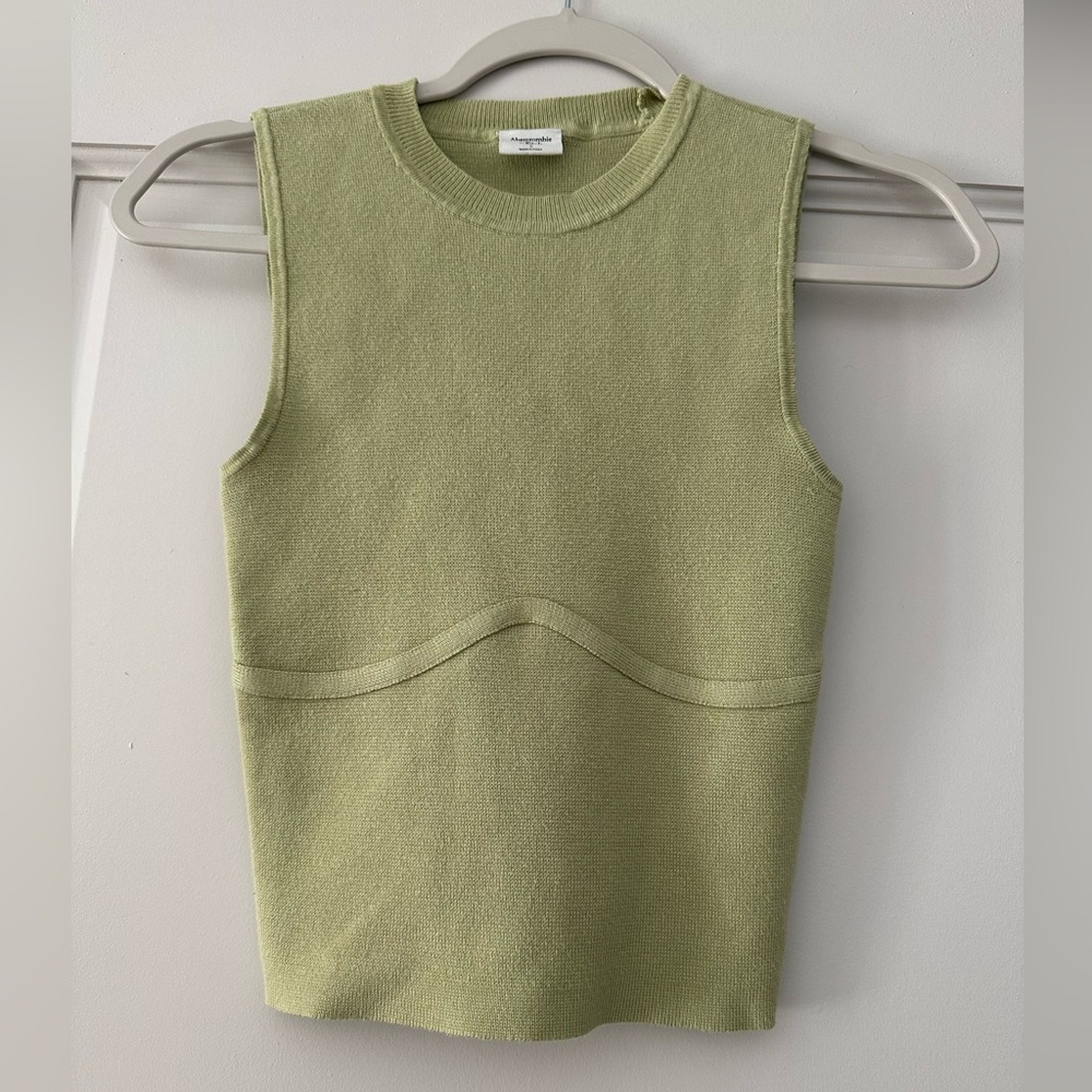 Abercrombie & Fitch Underbust Corset Knit Tank